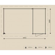 WoodPro Log Cabin 26038 WOODPRO Log Cabins