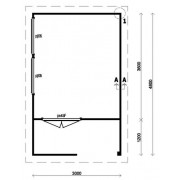 Lugarde Prima Winston 300 x 480cm PLANNING COMPLIANT Buildings Under 2.5m High