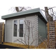 Lugarde Log Cabin Laren 350 x 350cm PLANNING COMPLIANT Buildings Under 2.5m High