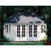 Lugarde Prima Nadine 525 x 385cm 44mm Lugarde Prima Oval Series Summerhouses  