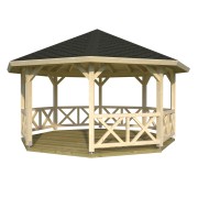 Palmako Pavilion Betty 18.0m2 Flat Roof Gazebos  