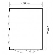 Lugarde Prima Noella 300 x 240cm Lugarde Prima Pyramid Summerhouses